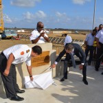 Officiële eerste steenlegging brandweerkazerne Foto Extra Bonaire