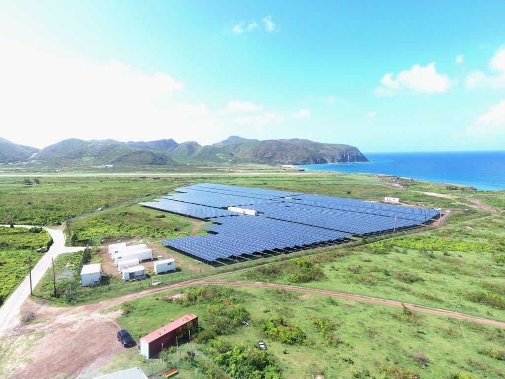 Sint-Eustatius schakelt over op zonne-energie