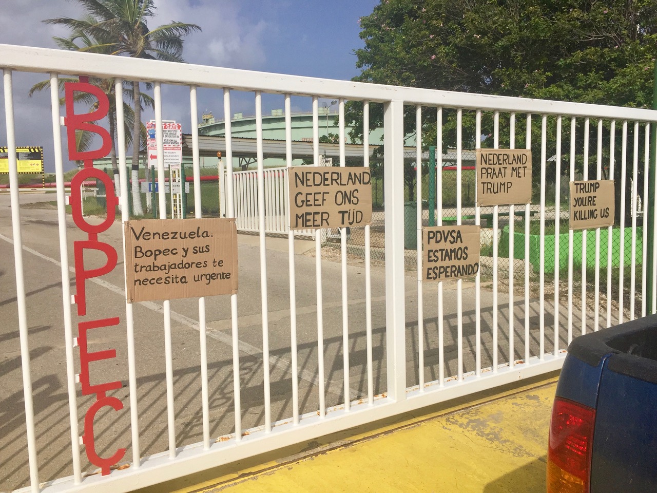 Actie bij olieterminal Bopec kan Bonaire ontwrichten