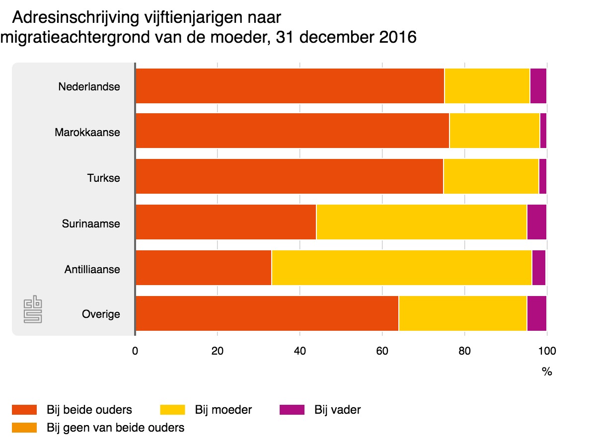 Steeds meer Antilliaanse kinderen zonder vader in Nederland | Caribisch