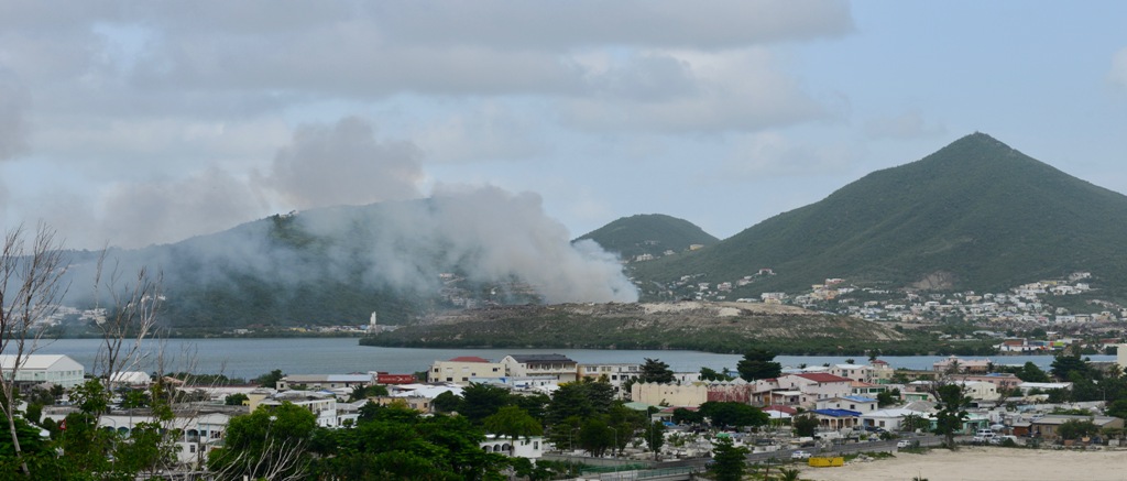 Afvaldump Sint-Maarten laait weer op