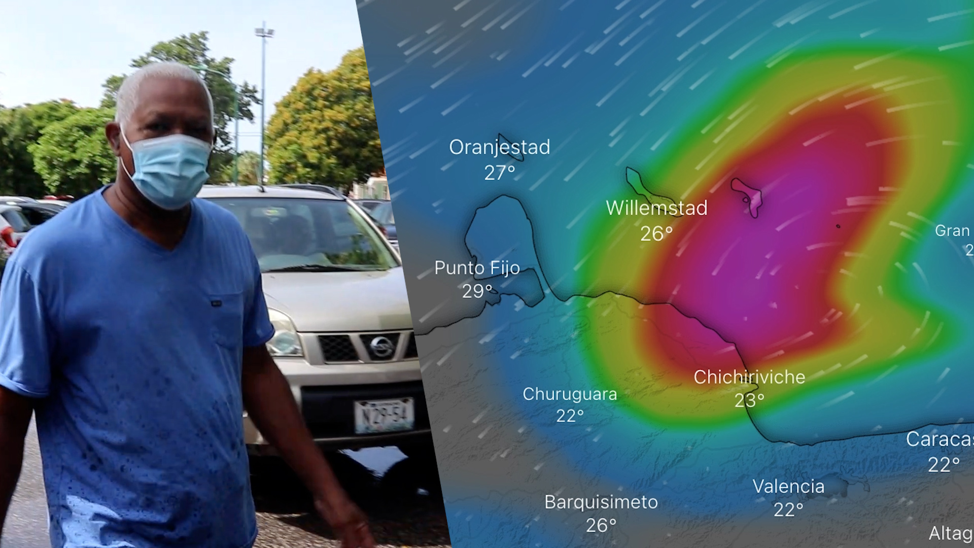 Curaçao bereidt zich voor op tropische storm Bonnie, avondklok aangekondigd