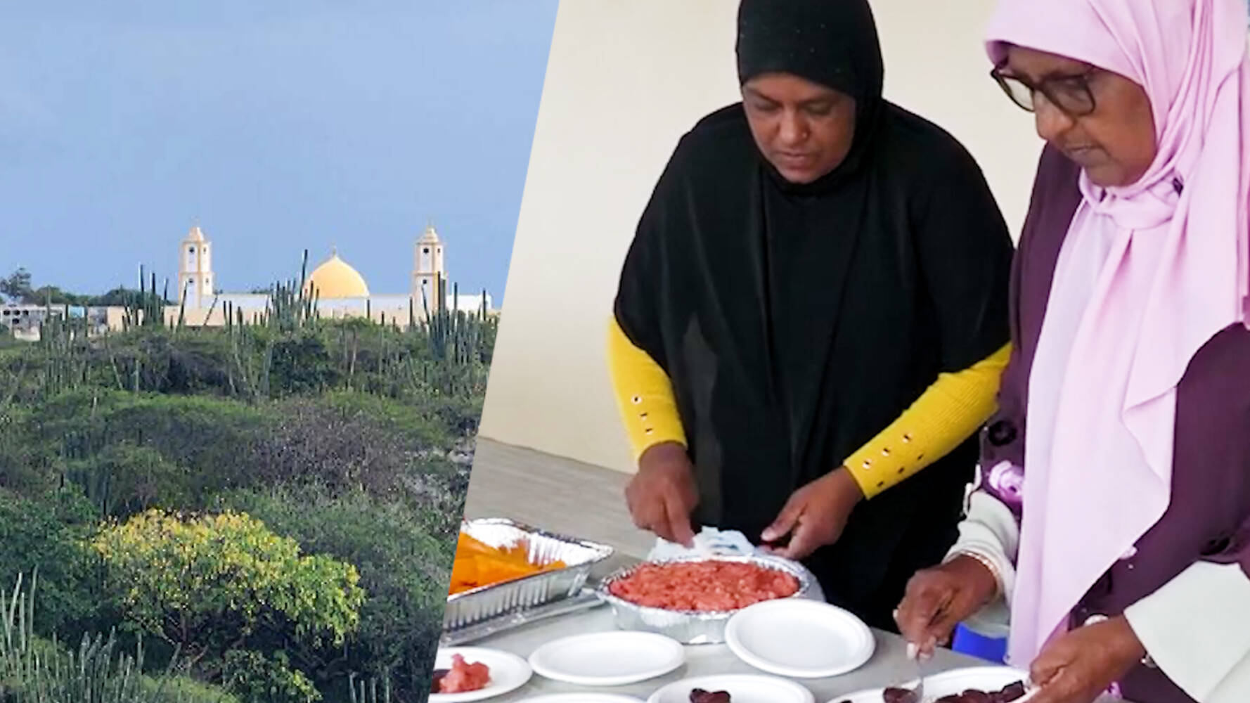 Ramadan di masjid pertama di Aruba